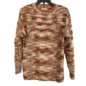 Peyton Primrose Space Dye Knit Sweater Casual Comfort Boho Aesthetic Small